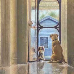 Awaiting Their Return by Chrysti Atkins Fine Art Artist Bendigo